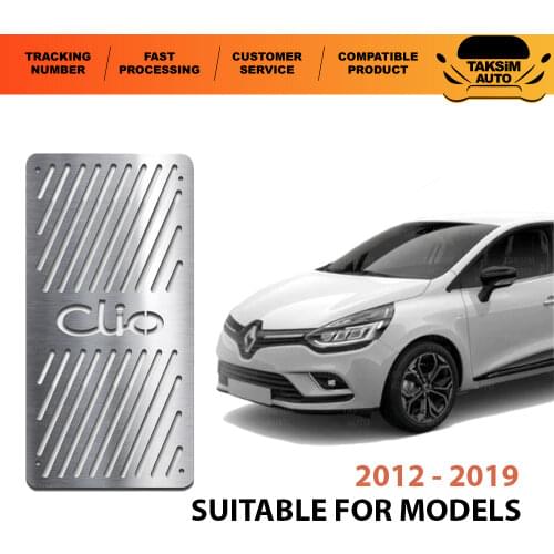 Renault Clio 4 For Chrome Foot Rest Pedal-2012-2020 SW Compatible Quality Car Accessory