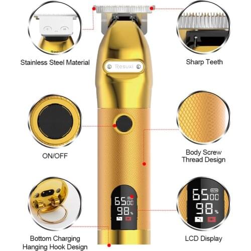 RESUXI A-JM751 Hot Sales on New---New Design Hair Trimmer Pro GOLD FX Hair Cut Machine ProfessionalClippers/Trimmer