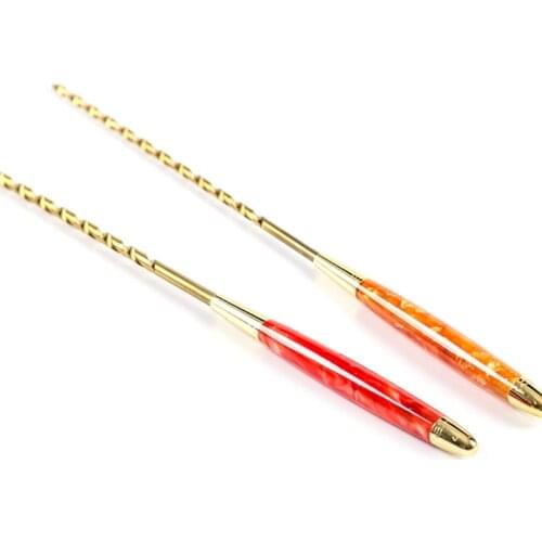 Luxury Spiral Cigar Needle Knife Pipe Drill Portable Puncher Cutter Ventilation Smoking Accessories