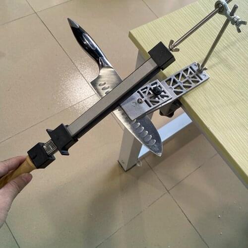 System 4 Diamond Stone Angle Guide Blade Sharp Apex Edge Kitchen Bar Double-sided Fixed Angle Knfie Sharpener Sharpening Set