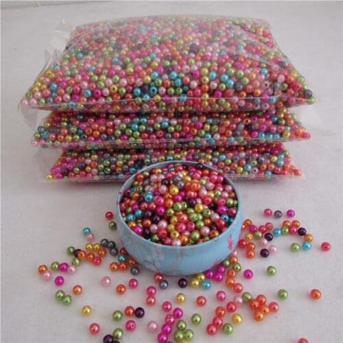6/8/10/12mm mixture color Imitation 500g Pearls Beads Handmade DIY Necklace Bracelet for Jewelry Making