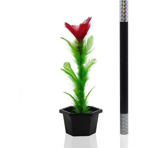 Magic wand to flower magic trick easy magic tricks toys for adults kids show prop toys for boys fun for children G8002