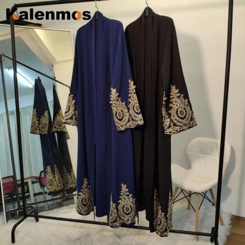 Aid ramadan Muslim Abaya women Dress Lace Kaftan jilbab Robe Lace-up Hijab Dresses musulman Tunic Arab Jubah Islamic Clothing