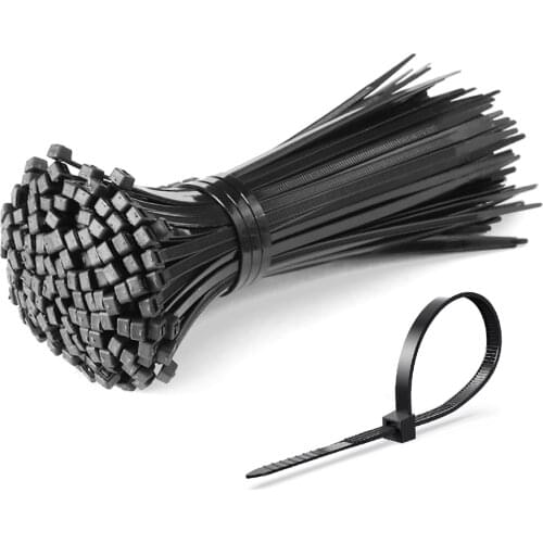 100/300Pcs Nylon Cable Self-locking Plastic Wire Zip Ties Set 3*100 3*150 3*200 MRO&Industrial Supply Fasteners & Hardware Cable