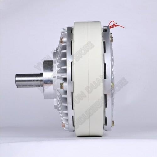 200Nm 20kg DC 24V One Single Shaft 35MM 1000RPM Magnetic Powder Brake Unwinding for Tension Control Bag Printing Dyeing Machine