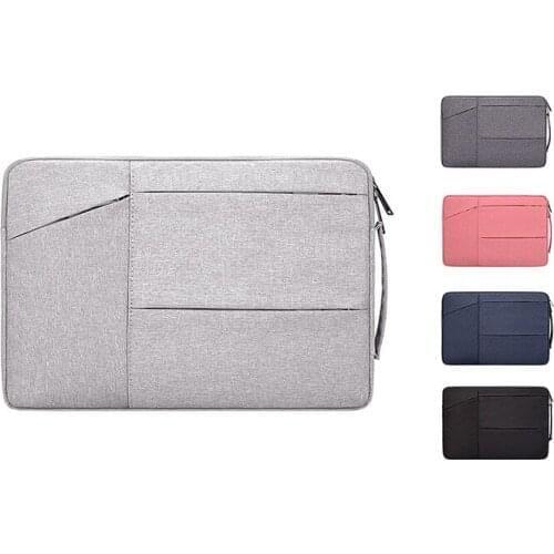 20 PCS Laptop Bag 13.3 14.1-15.4 15.6 Inch Notebook Sleeve Case Waterproof Protective Cover Briefcase with Handle Wholesale K1