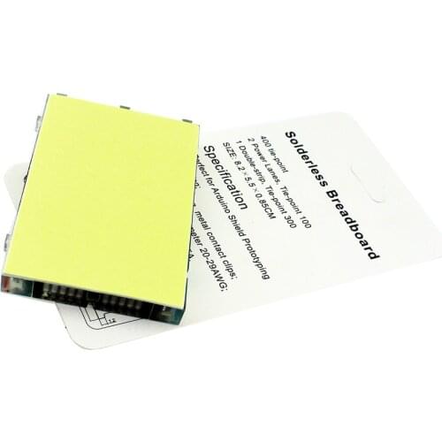 400 Tie Points Solderless Breadboard For Arduino Mini Solderless Breadboard Prototype PCB Universal Breadboard diy electronic