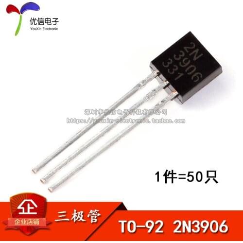 Transistor 2N3906 (TO-92) (50 rats)