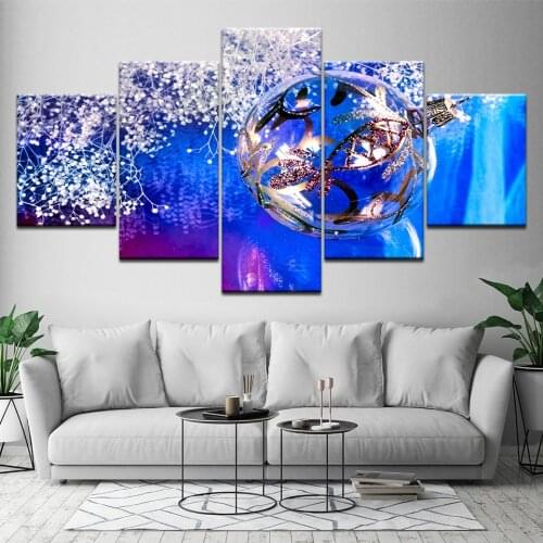 Painting Abstract Art Wall Modular Picture 5 Panel The Light Bulb Landscape For Living Room Home Decoration Canvas Print Artwork