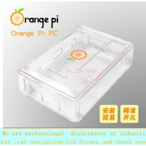 Free shipping Orange PI PC/pc2 transparent protective shell box raspberries pie