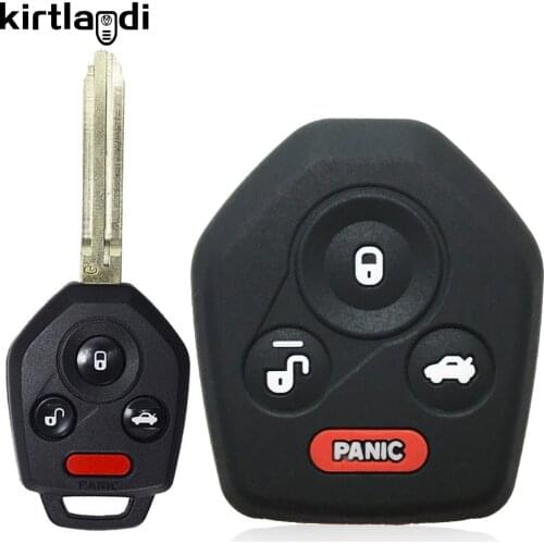 Silicone Car Key Case for Subaru Forester Legacy Outback Impreza STi WRX XV Crosstrek Tribeca Cover Keyless Remote Fob Shell Set