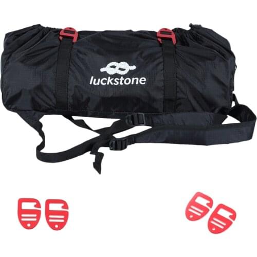 Tree Arborist Rock Climbing Backpack Rope Equipment Storage Bag with 4 pieces G Webbing Buckle Hardware