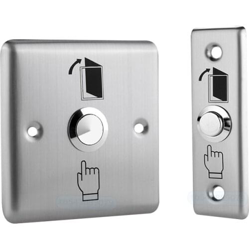 Stainless Steel Door Bell Push Button Switch Touch Panel For Access Control Doorbell Switch Slim Exit Push Release