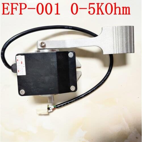EFP-001 0-5Kokm 4 Wires Ordinary Plug Foot Pedals Forklift Throttle Forklift Accelerator Using for Forklifts or Sightseeing Cars