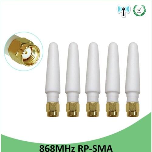 868MHz Antenna lora antena 915MHz 3dbi RP-SMA Connector GSM 915 MHz 868 MHz outdoor signal repeater antenne waterproof Lorawan