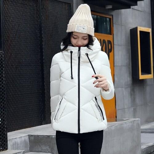 Real Polyester Long Zipper Slim Full 2019 Winter New Womens Clothes Woman Seta Lead Self-cultivation Jacket Cotton Loose Coat