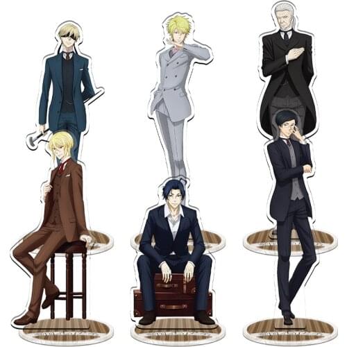 Louis.Jame Fred.Porlock James.Moriarty Toy Anime Figure Sebastian.Moran William Sherlock.Holmes 3D LED Night Light