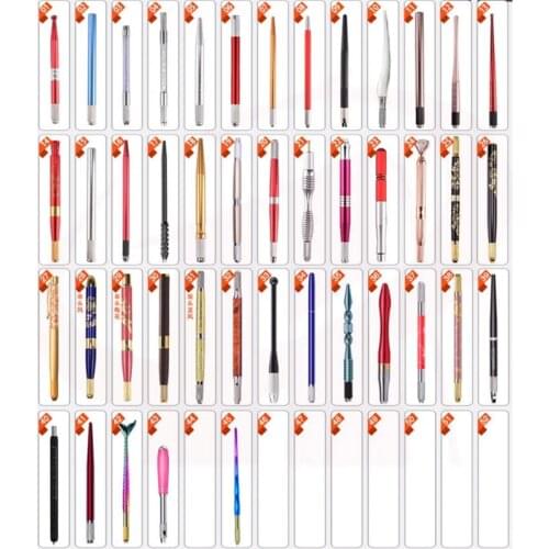 Wholesale Tebori 3D Pen Microblading Tattoo Machine Microblading Pen Manual Tatoo Pen Tattoo Needles Holder Permanent Makeup Pen