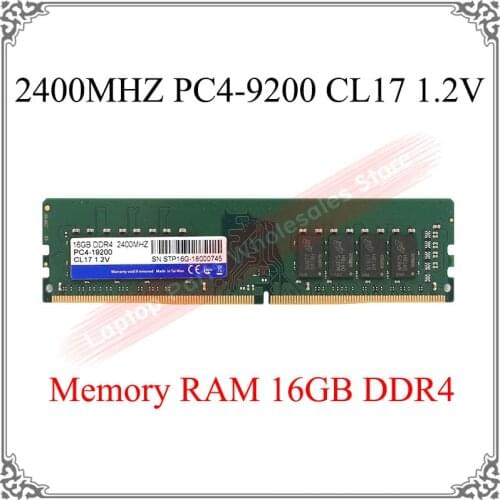 Memory RAM 16GB DDR4 2400MHZ PC4-9200 CL17 1.2V STP16G-18000745 ddr 4 PC RAM 16GB Memory For Desktop Laptop Notebook