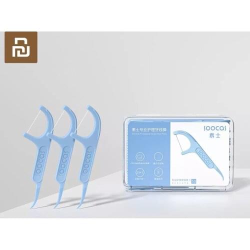 Soocare 50pcs/box Daily Tooth Cleaning Professional Dental Floss Testing Food Grade Fast Ship