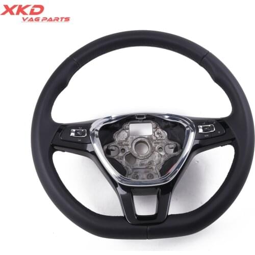 5G0419091 Black Leather Multi-Function Steering Wheel For V-W Golf MK7 Atlas 18-19 5G0419091DF 5G0419091CK 5G0419091CG