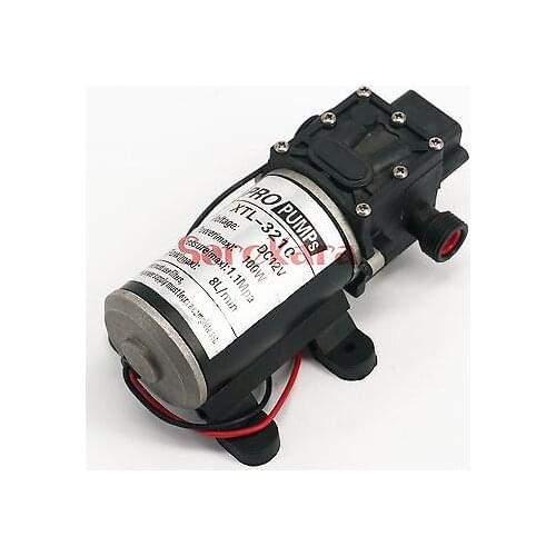 T-HD 1/2" BSP Male DC 12V 100W Self-priming Booster Diaphragm Water Pump Backflow Control 300L/H For Car washing