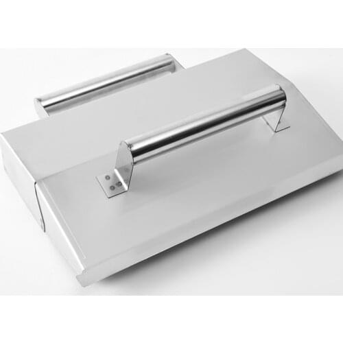 Plastering Trowel Stainless Steel Skimming Trowel Wall Plastering Tools Double Handle Hand Plaster Tiling Tools