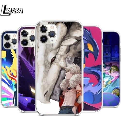 My Boku No Hero Academia Silicone Cover For Apple iPhone 12 Mini 11 Pro XS Max XR X 8 7 6S 6 Plus 5S SE 2020 Phone Case