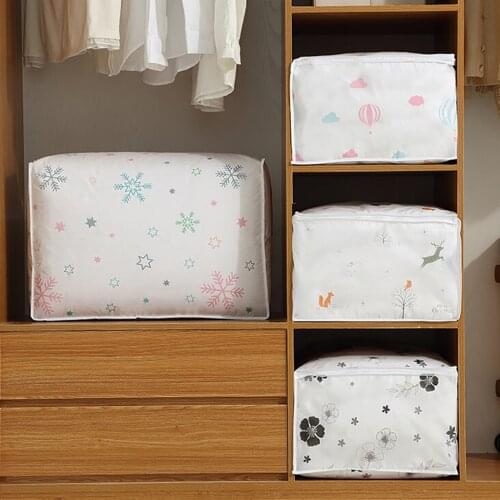Foldable Storage Bag Clothes Blanket Quilt Closet Sweater Organizer Box Pouches Durable High Quality Practical Delicate