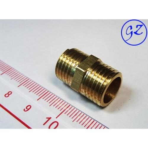 30pcs free shipping 1/4" Reducing coupler thread pipe joint copper stainless steel tube connector changeable diameter joints
