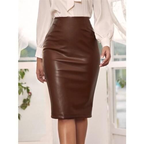 SRVBY Womens Pencil Skirts