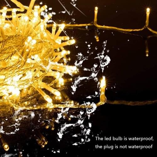 10M USB LED String Lights Christmas Tree Decor Fairy Lights Garland For Outdoor Wedding Party Home Decoration Copper Wire Lamp