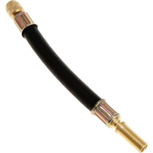 Trucks RV Dual Flexible Tire Wheel Valve Extension Adaptor With Cap