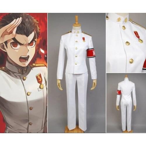 In Stock) Anime Danganronpa Cosplay Kiyotaka Ishimaru Cosplay Costume Uniform Full Set Halloween Carnival Suit For Adult Men