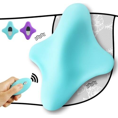 12 Modes Invisible Wearable Strapon Dildo Clitoris Stimulator Wireless Remote Control Silicone Vibrator Panties Sex for Couple