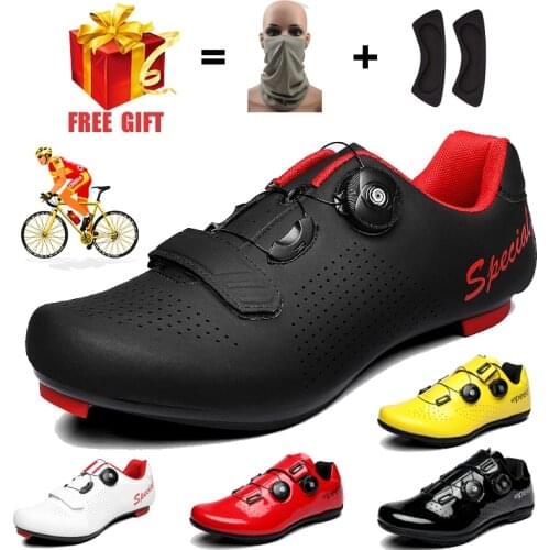 2021 winter mens triathlon enduro cycling shoes women man mtb route bike sneakers male professional SPD road Bicycle shoes