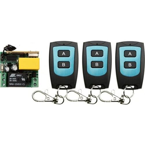 AC 220 v 1 ch RF wireless remote control switch 1pics t mini receiver +3 pics waterproof transmitter