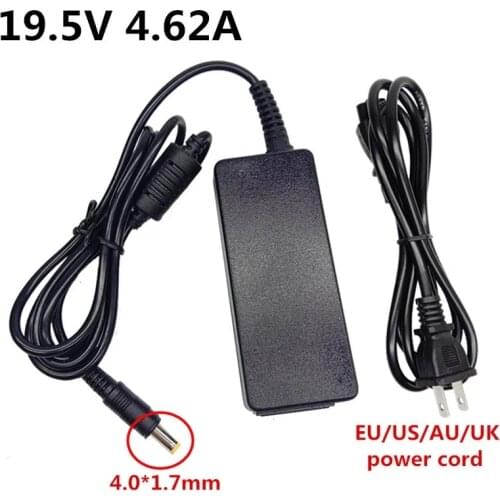 19.5V 4.62A 90W 4.0x1.7mm AC Laptop Power Adapter Supply 19.5 volt 19.5V4.62A Adaptador FOR DELL EU US AU UK Plug