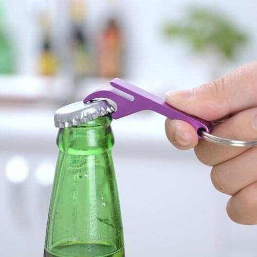 Aluminium Portable Can Opener Key Chain Ring Can Opener Restaurant Promotion Gifts Kitchen Tools Birthday Gift Party Supplies