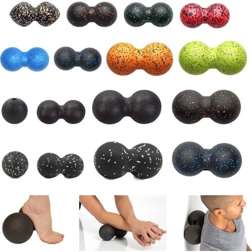Peanut Massage Ball Muscle Relaxing EPP Lacrosse Myofascial Ball Crossfit Gym Body Massage Relaxing Yoga Exercise Relieve Pain