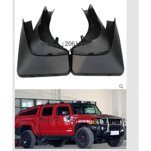 FIT FOR HUMMER H3 H3T 2006-2017 MOLDED MUDFLAPS MUD FLAP SPLASH GUARD MUDGUARDS FRONT REAR FENDER ACCESSORIES