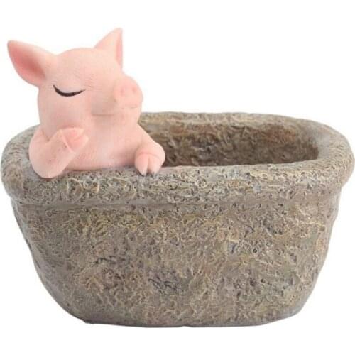 Creative Chinese Style Fun Garden Flower pot Home Garden Succulent Potted Desktop Plants Bonsai