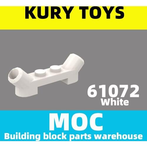 Kury Toys DIY MOC For 61072 Building block parts For Plate, Modified 1 x 4 with Angled Tubes