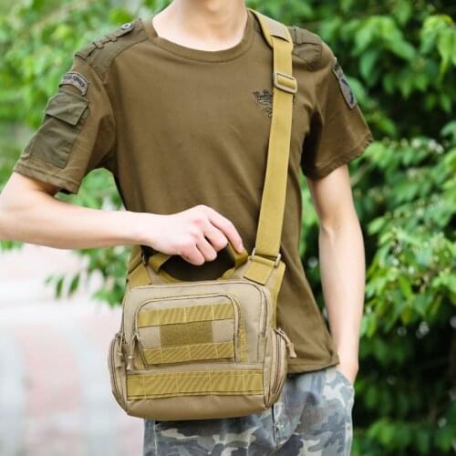 Mens Outdoor Camouflage Tactical Backpack Hiking Trekking Backpack Sports Climbing Shoulder Bags Single Crossbody Bag XA744Y