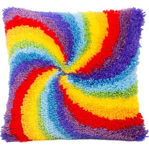 Tapestry Kits Latch Hook Kits Carpet Embroidery Cushions Kits Needlework Button Package DIY Rugs Hook Rug Point Rug Cactus