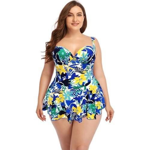 New Push Up One Piece Swimsuit Women Plus Size Swimwear Large Big size Swimming Suits Beachwear Bathing Suits
