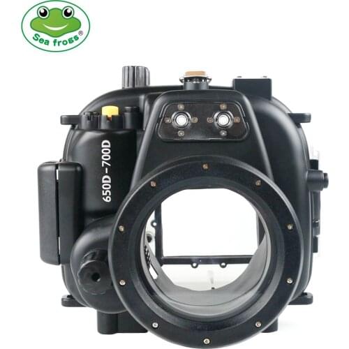 Underwater Sport Photography for Canon 650D 700D Camera 18-55mm Housing Scuba Dive 40m Depth Rating Impermable Case Water Cover