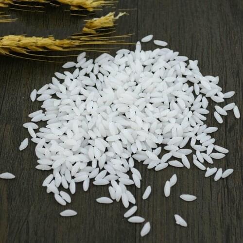 Festive Party Supplies Artificial Decorations Foods Crafts Miniatures PVC Simulation White rice Fake Food Model 5bag/lot
