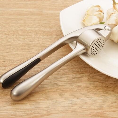 Premium Metal Garlic Press Garlic Mincer Chopper Crusher Presser Slicer Grater Squeezer with Great Handle Kitchen Tools