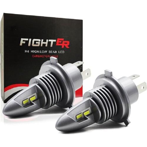 Fighter H4 Led Moto Headlight 12V White 6000K H7 Led H11 H8 H9 Hb3 Led 9005 9006 Hb4 H3 Led лед лампы для авто h4